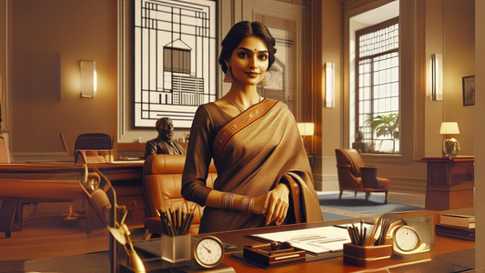 8 Tips for Looking Elegant in Formal Office Wear Sarees