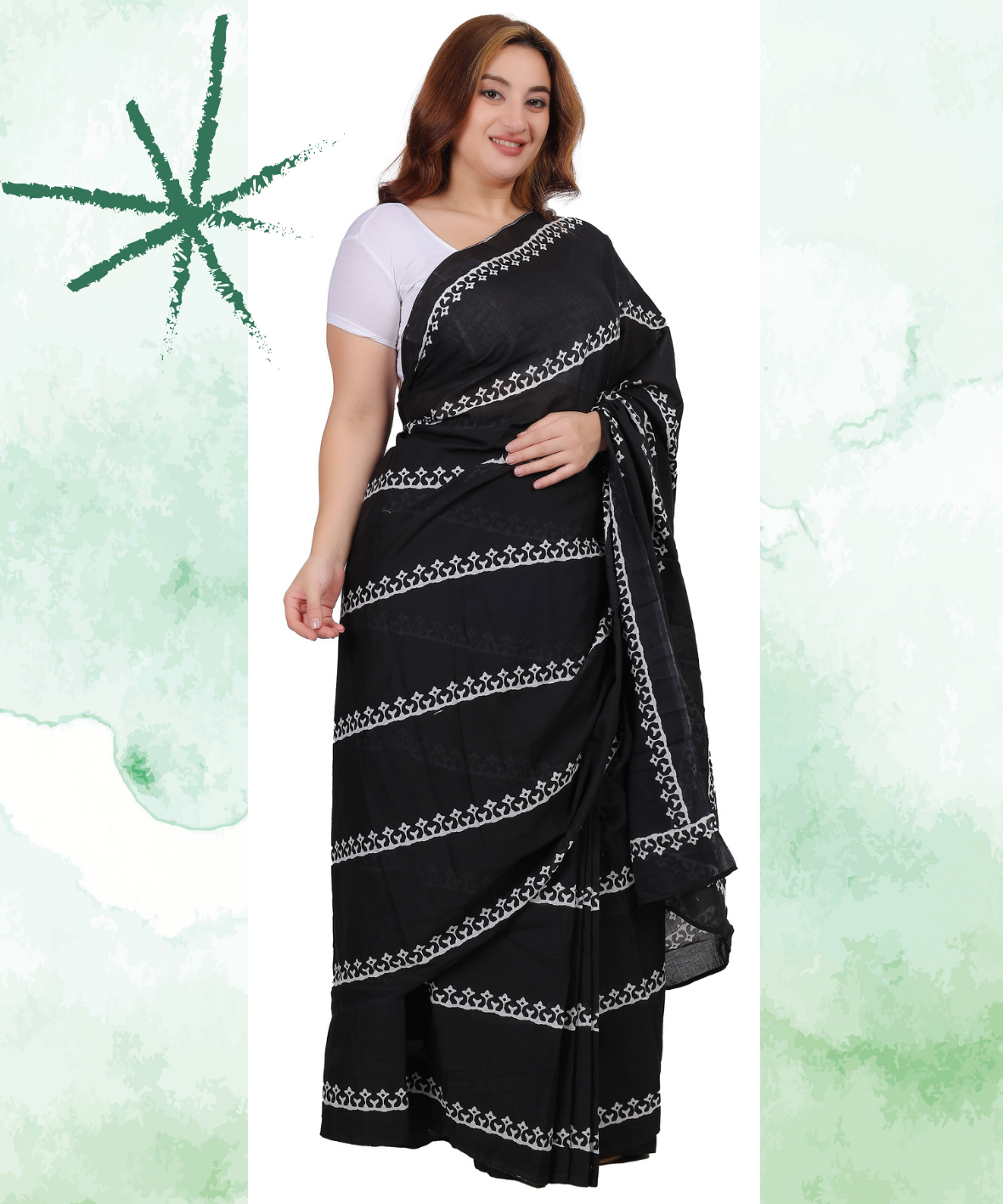 Cotton Mulmul Saree