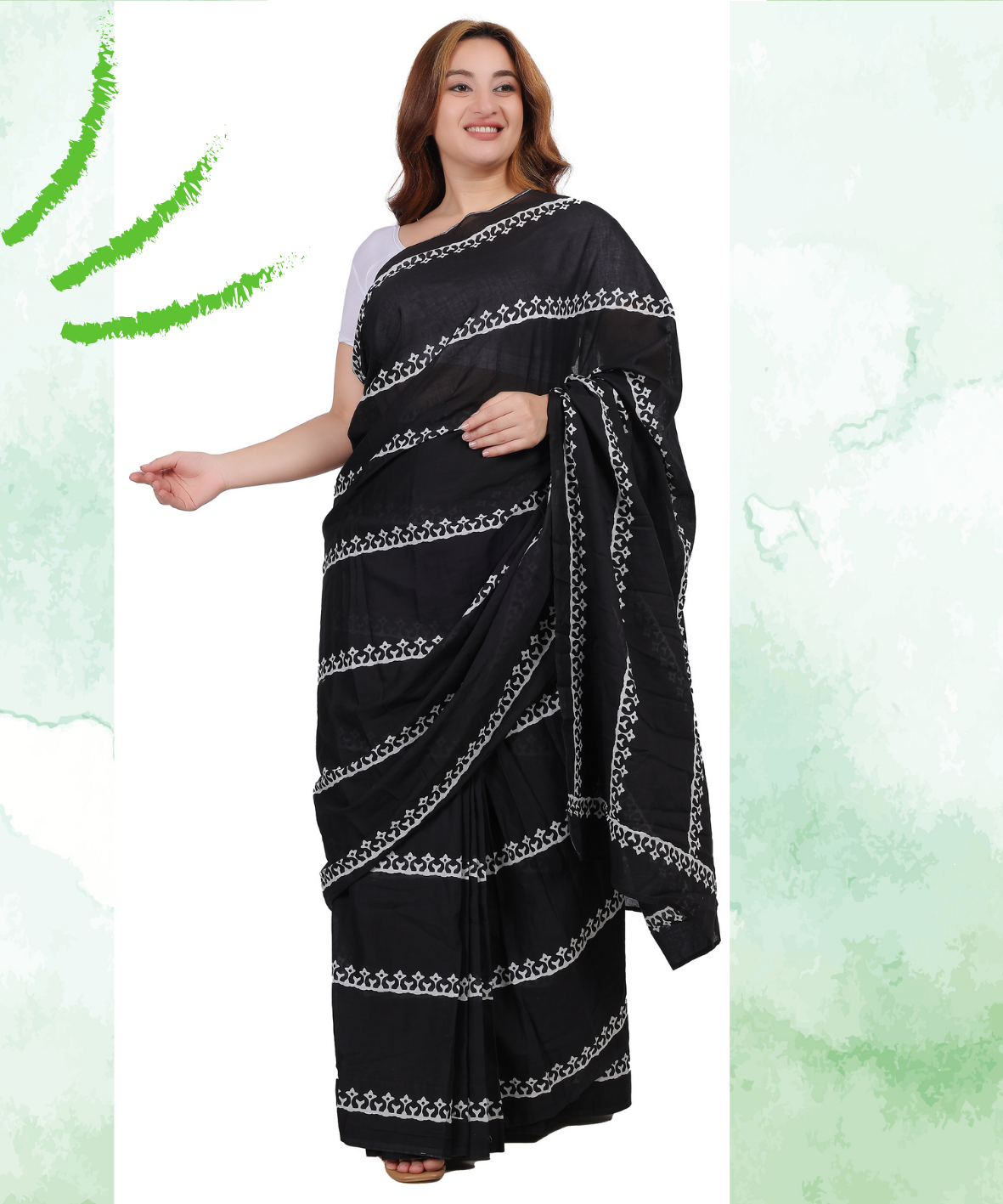 Cotton Mulmul Saree