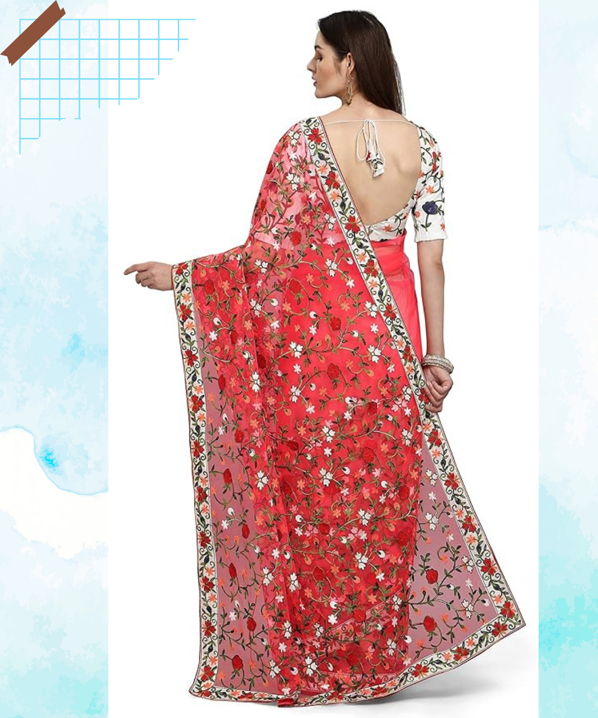 Net Saree