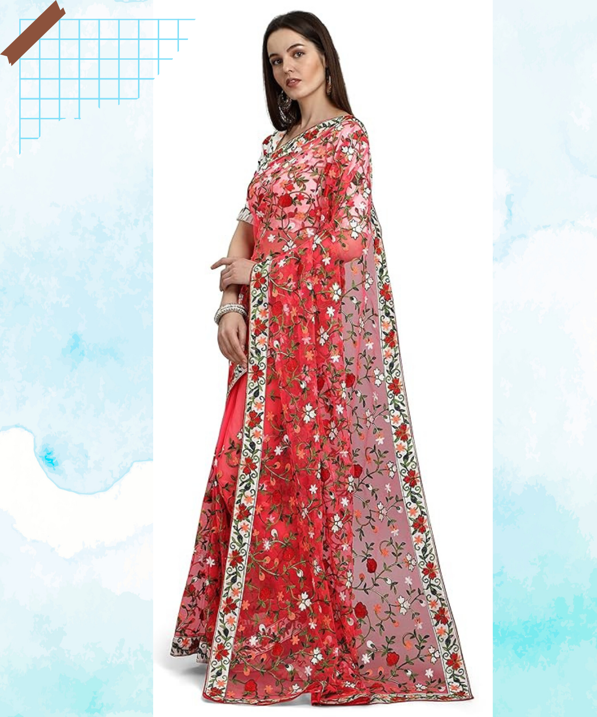 Net Saree