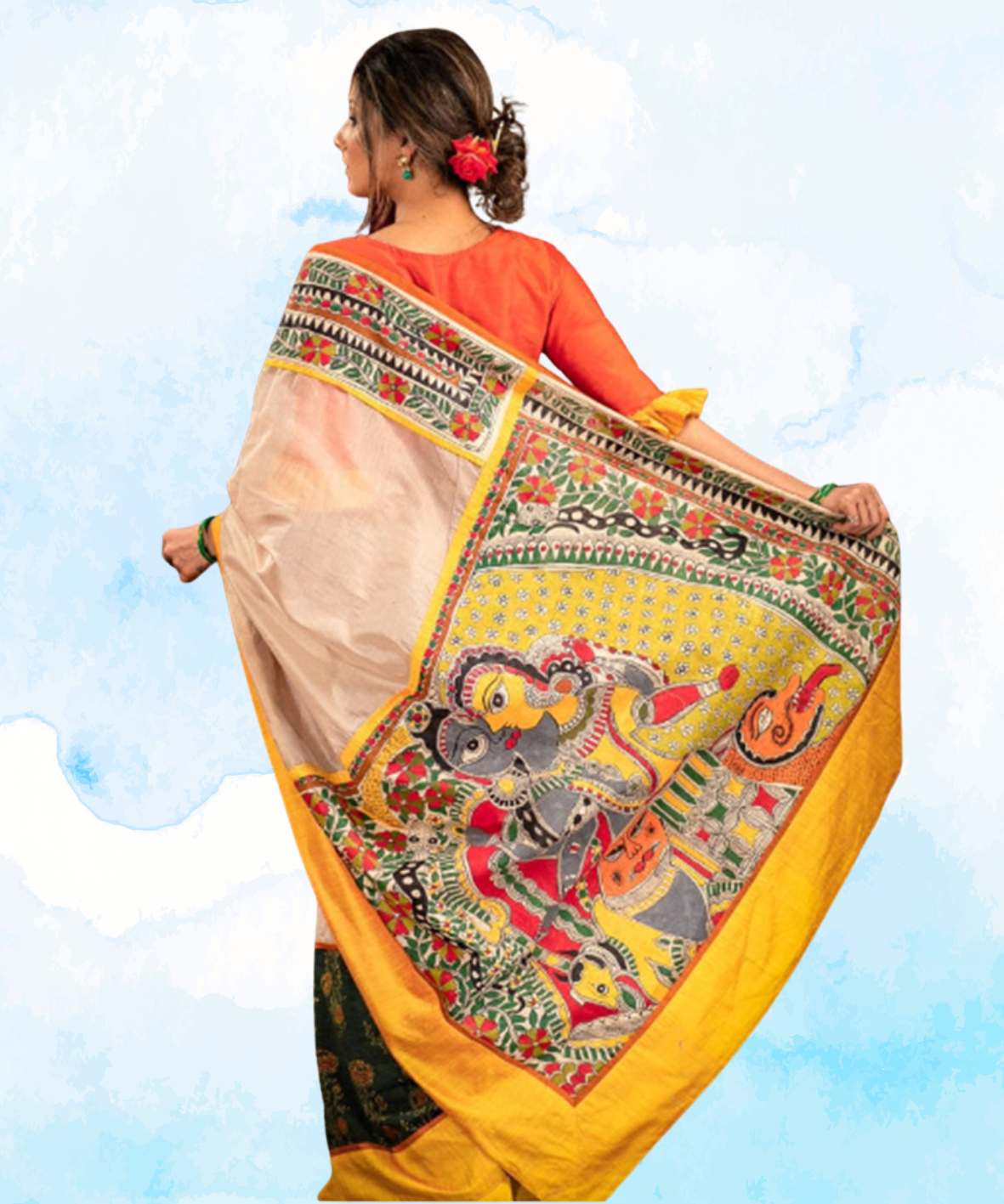 Linen Saree