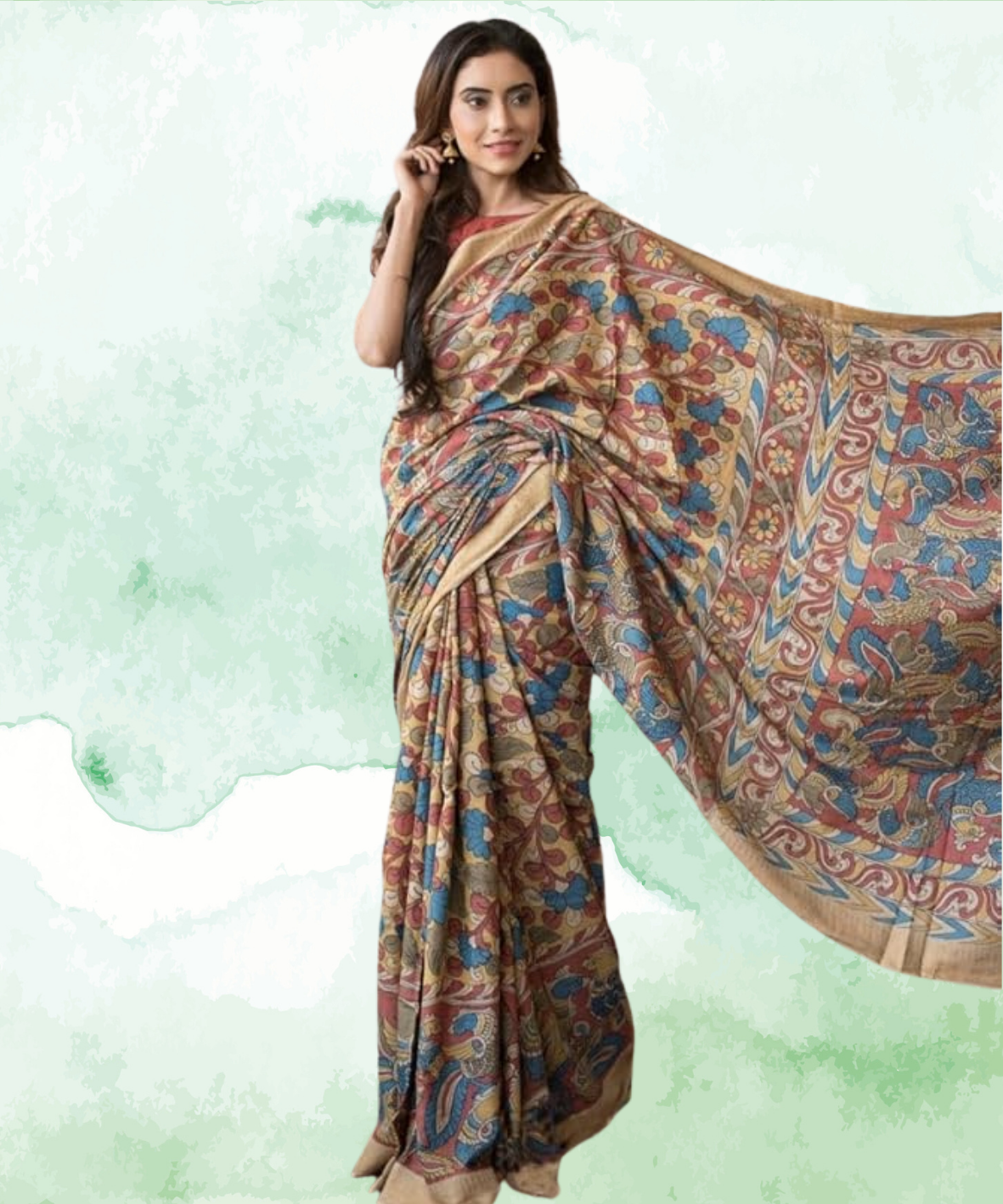 Linen Saree