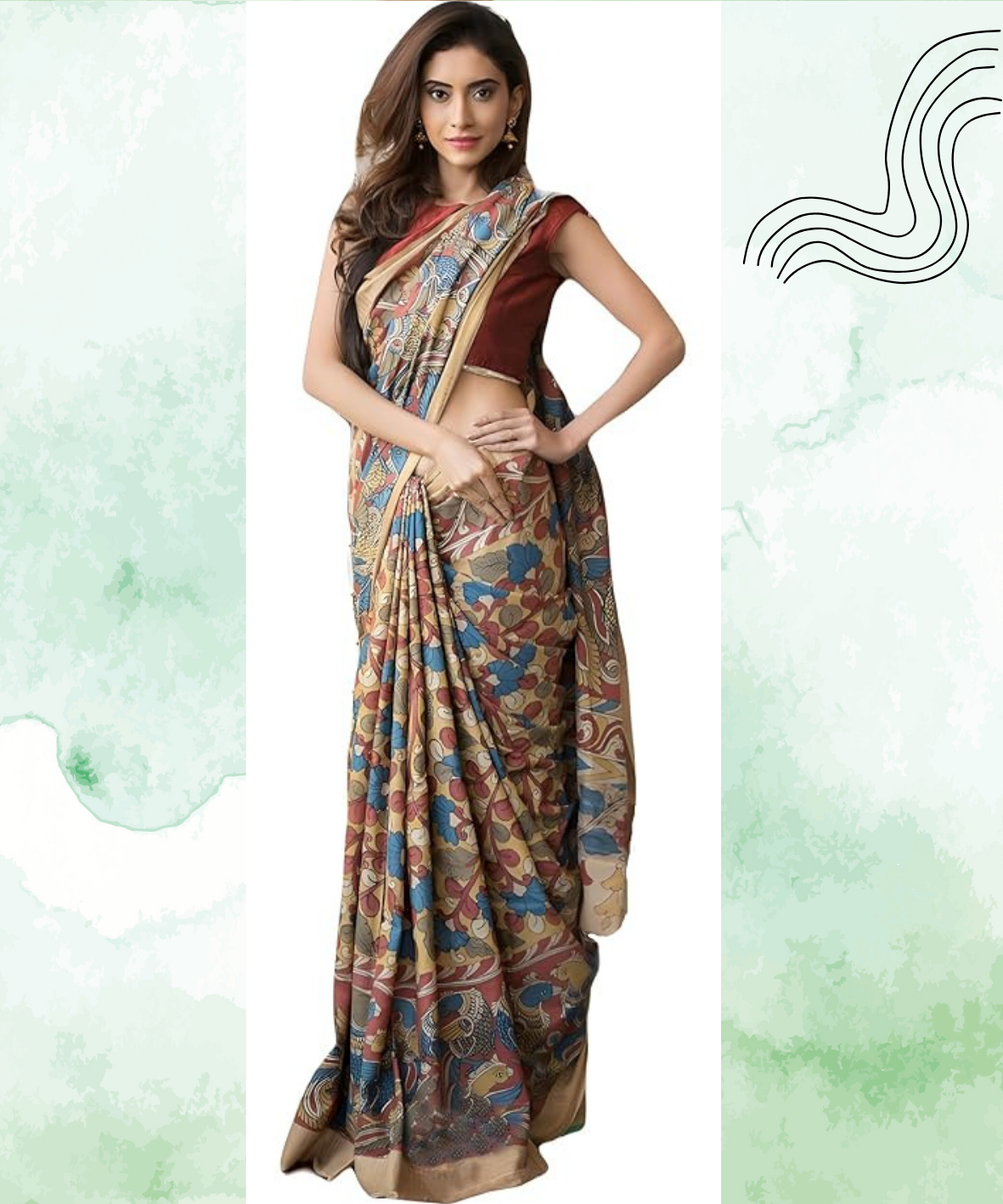 Linen Saree