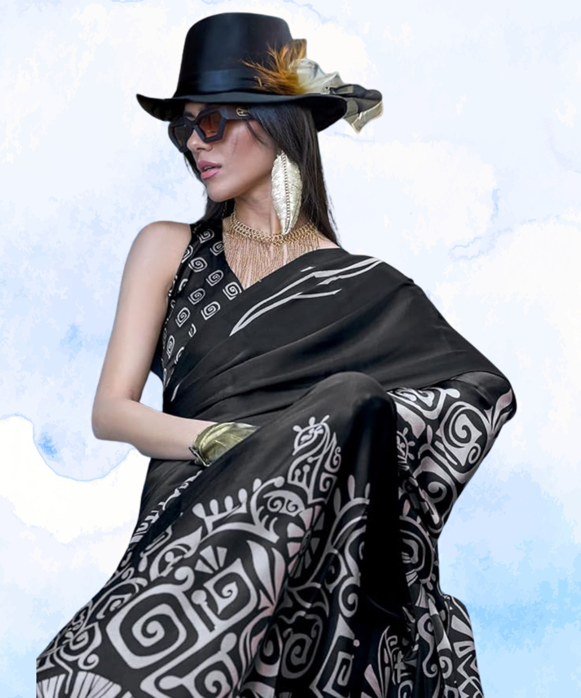 Crepe Sarees