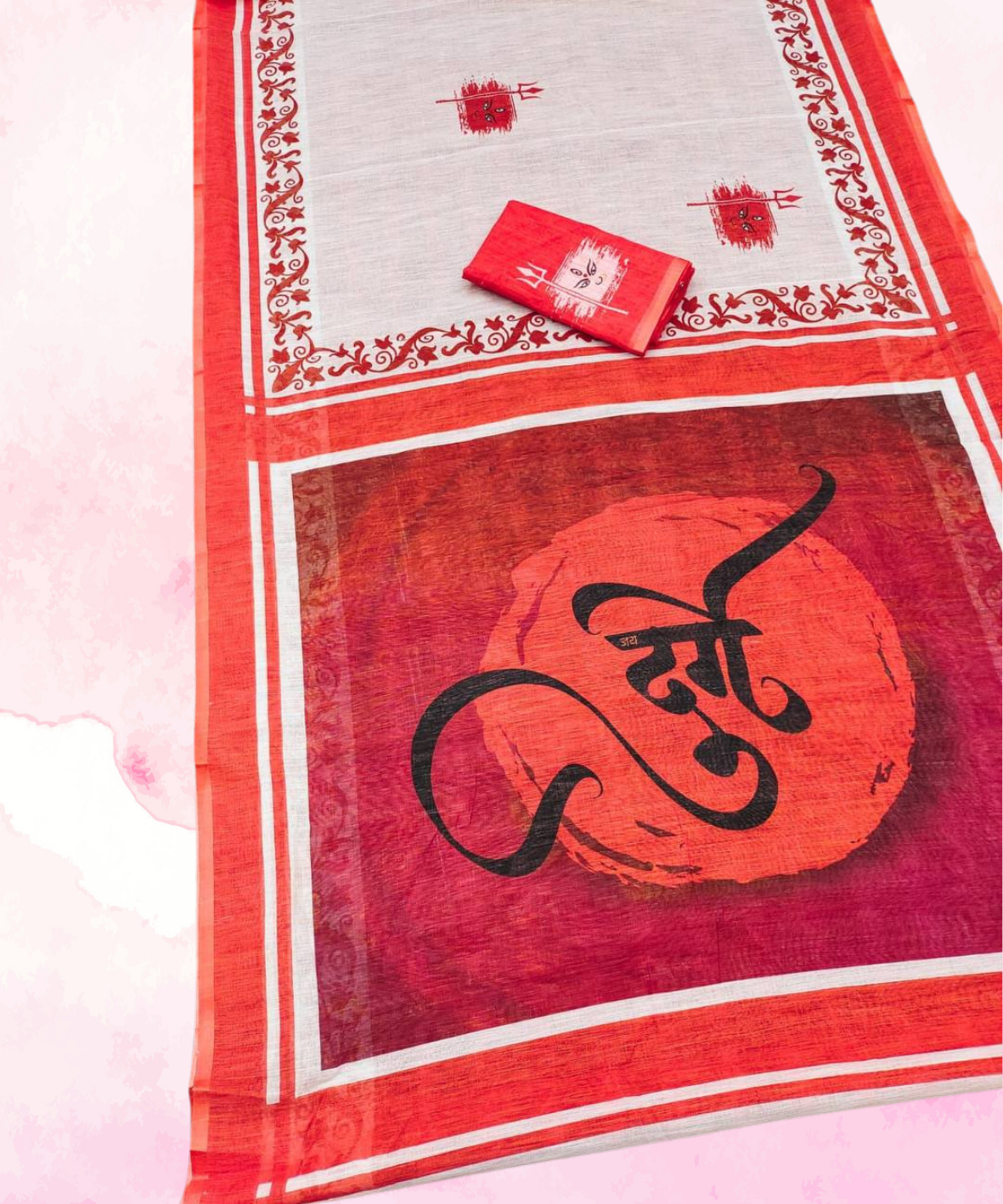 Linen Saree