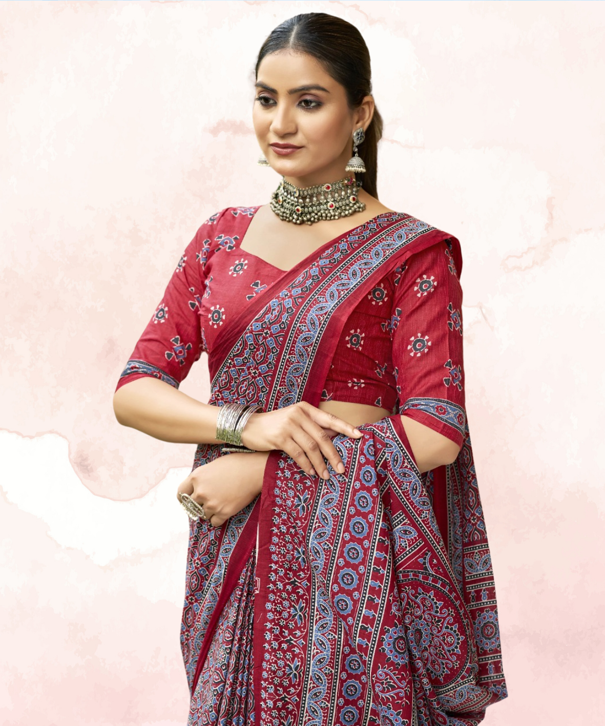 Linen Saree