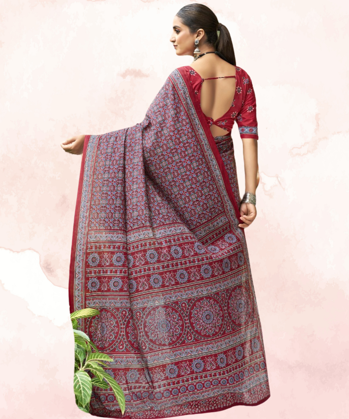 Linen Saree