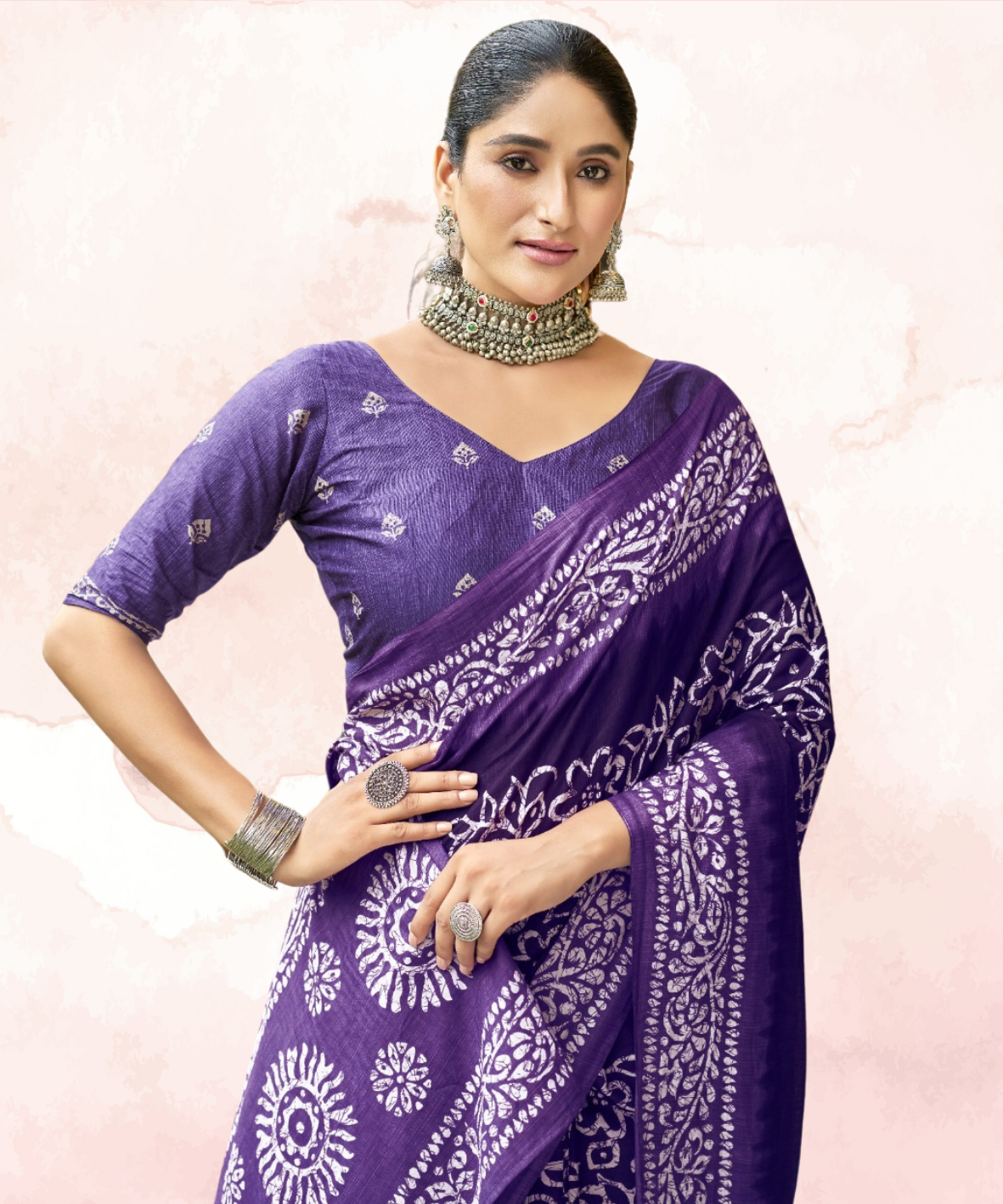 Linen Saree