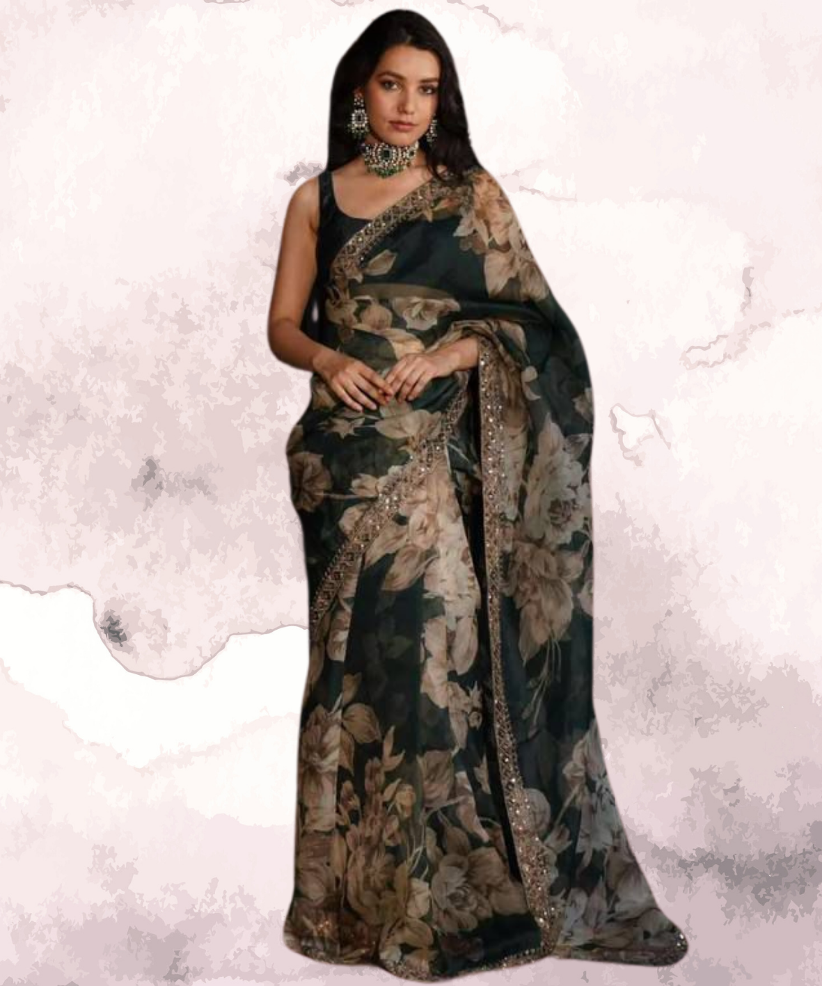 Organza Saree