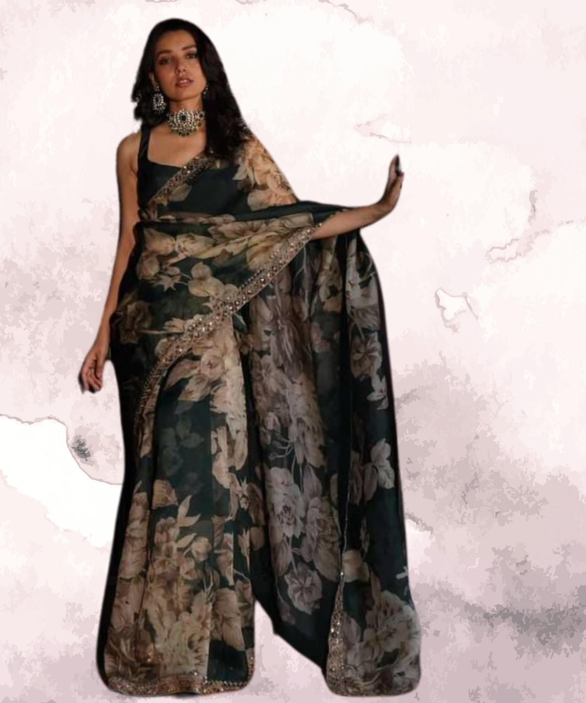 Organza Saree