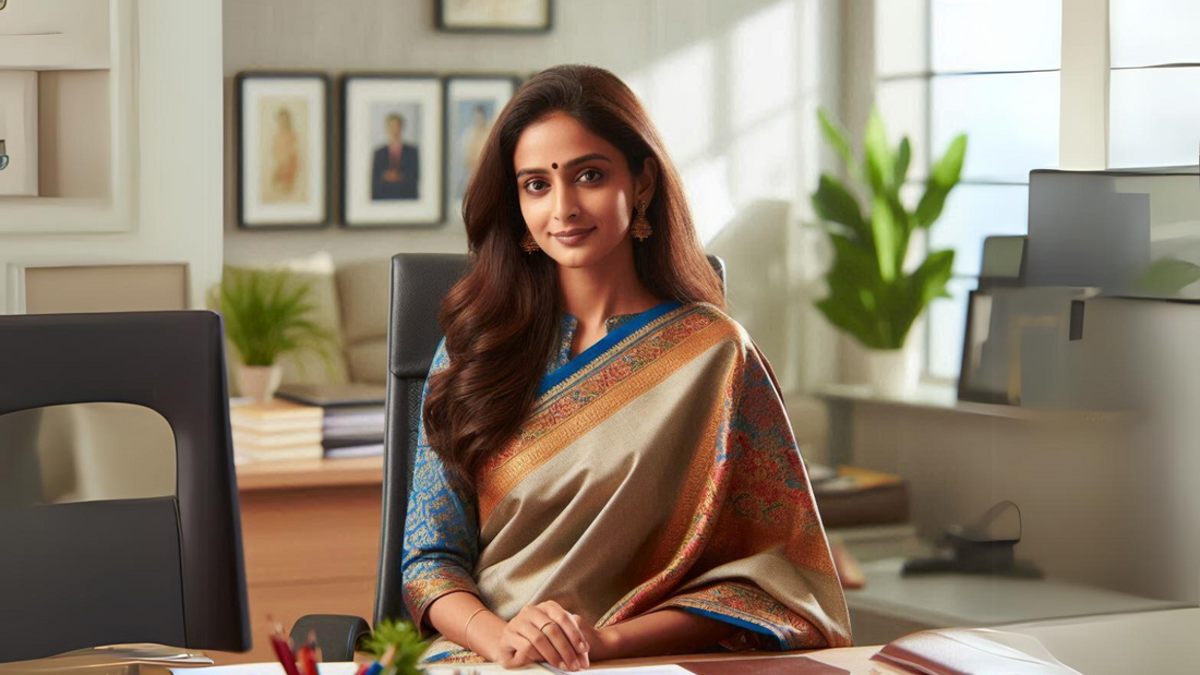 Office Saree, Saree for Office, Ready to Wear Saree