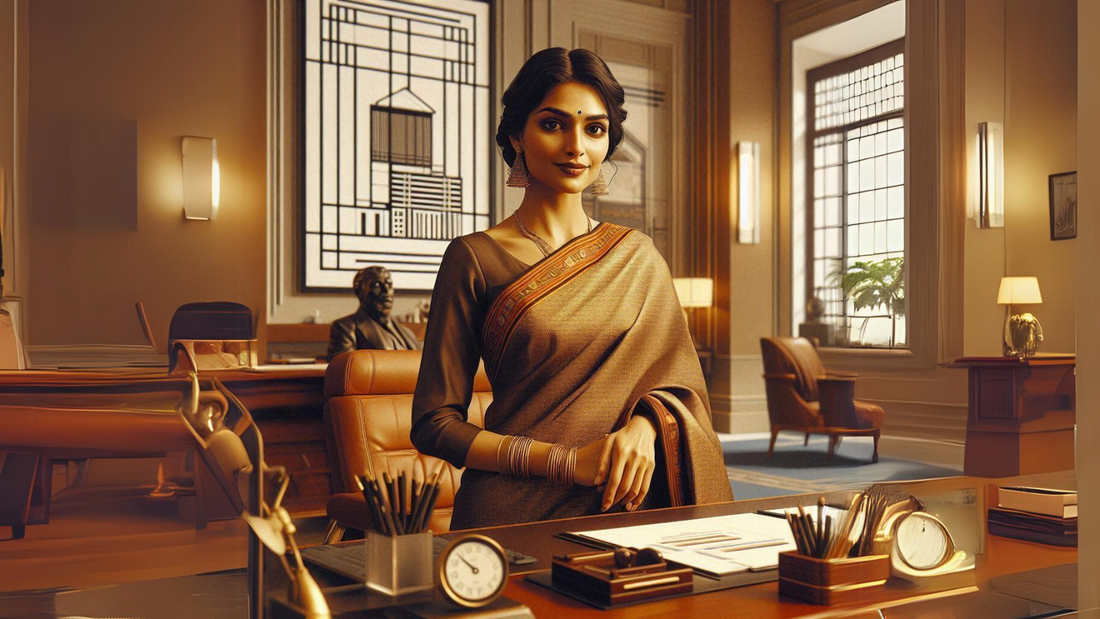 8 Tips for Looking Elegant in Formal Office Wear Sarees