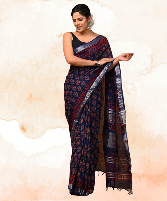 Linen Saree