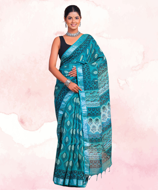 Linen Saree