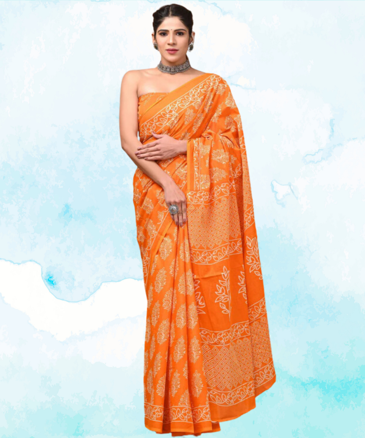 Cotton Mulmul Saree
