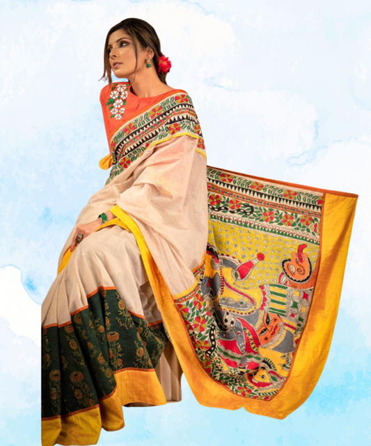 Linen Saree