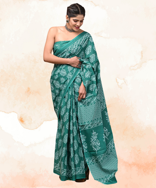 Cotton Mulmul Saree