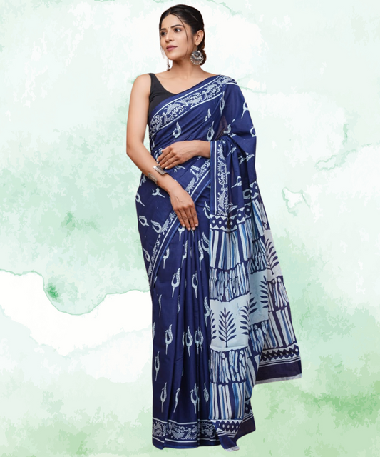 Cotton Mulmul Saree