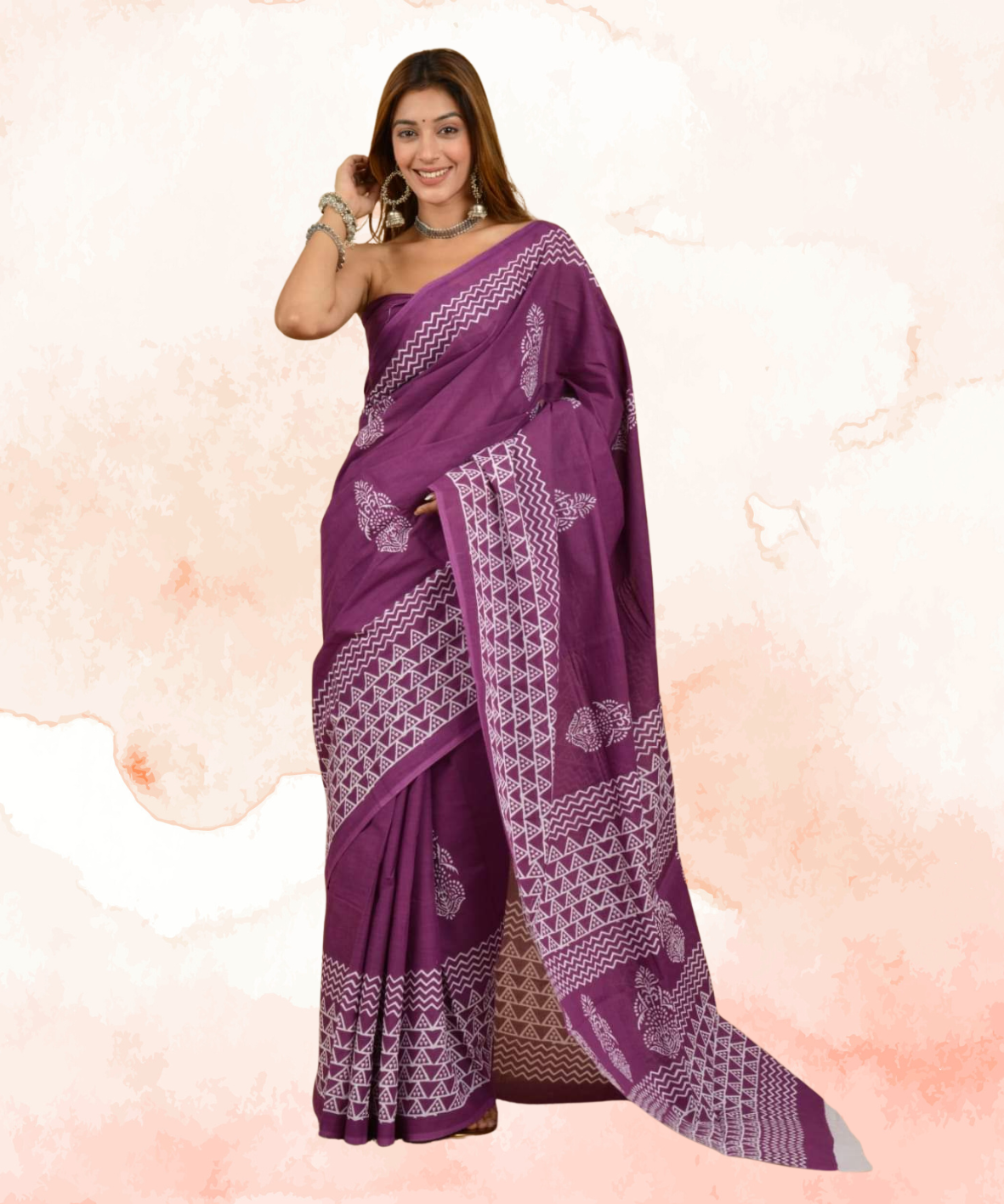 Cotton Mulmul Saree