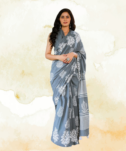 Cotton Mulmul Saree