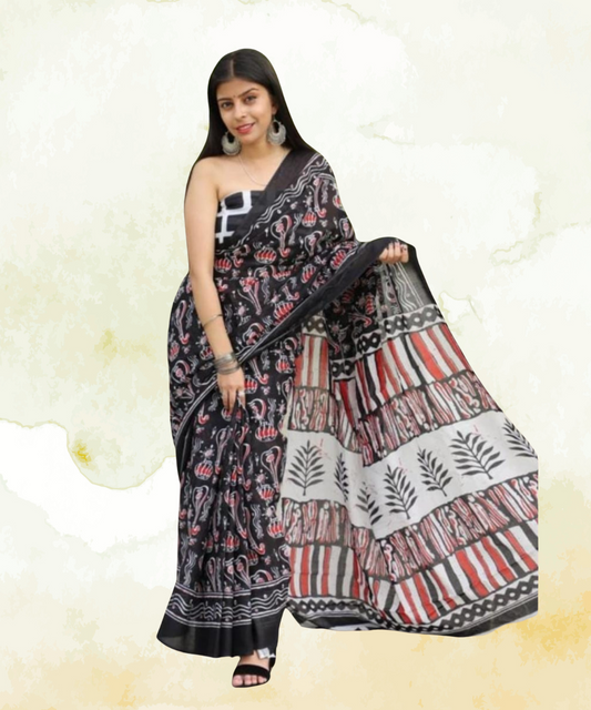 Cotton Mulmul Saree