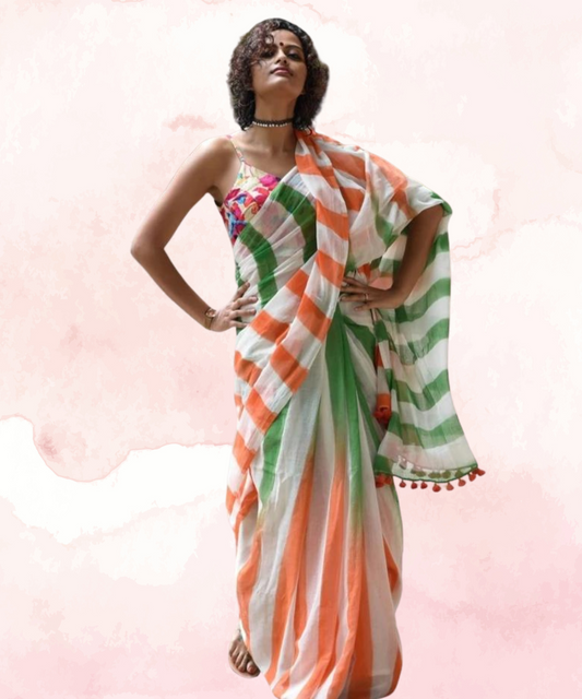 Linen Saree