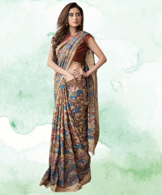 Linen Saree