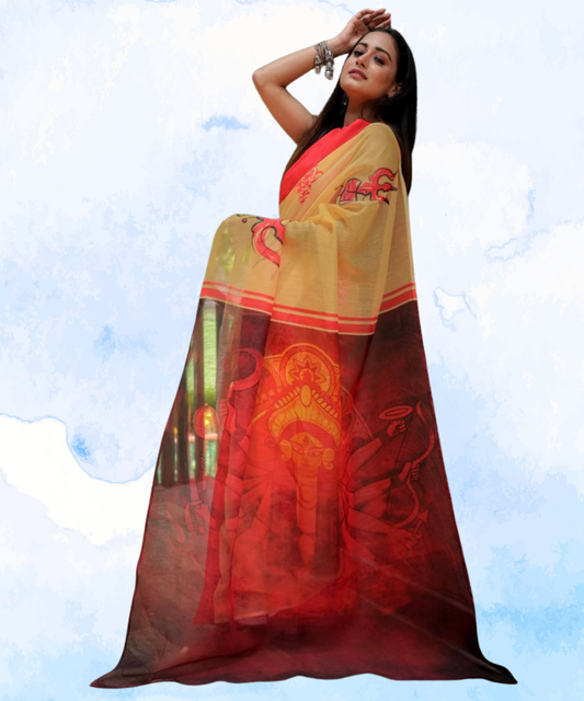 Linen Saree