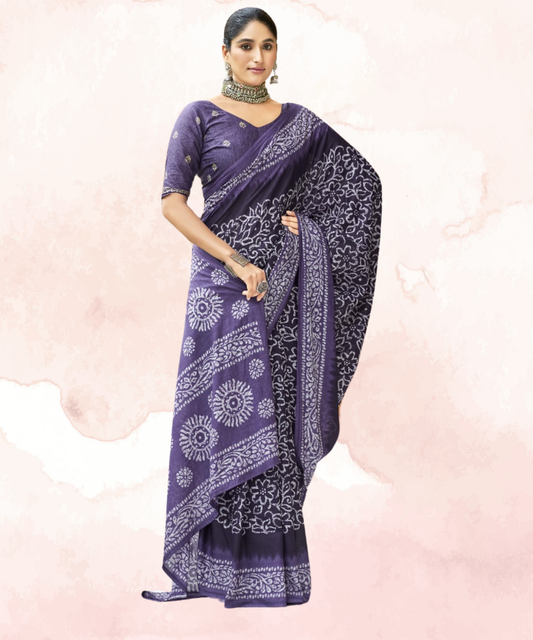 Linen Saree