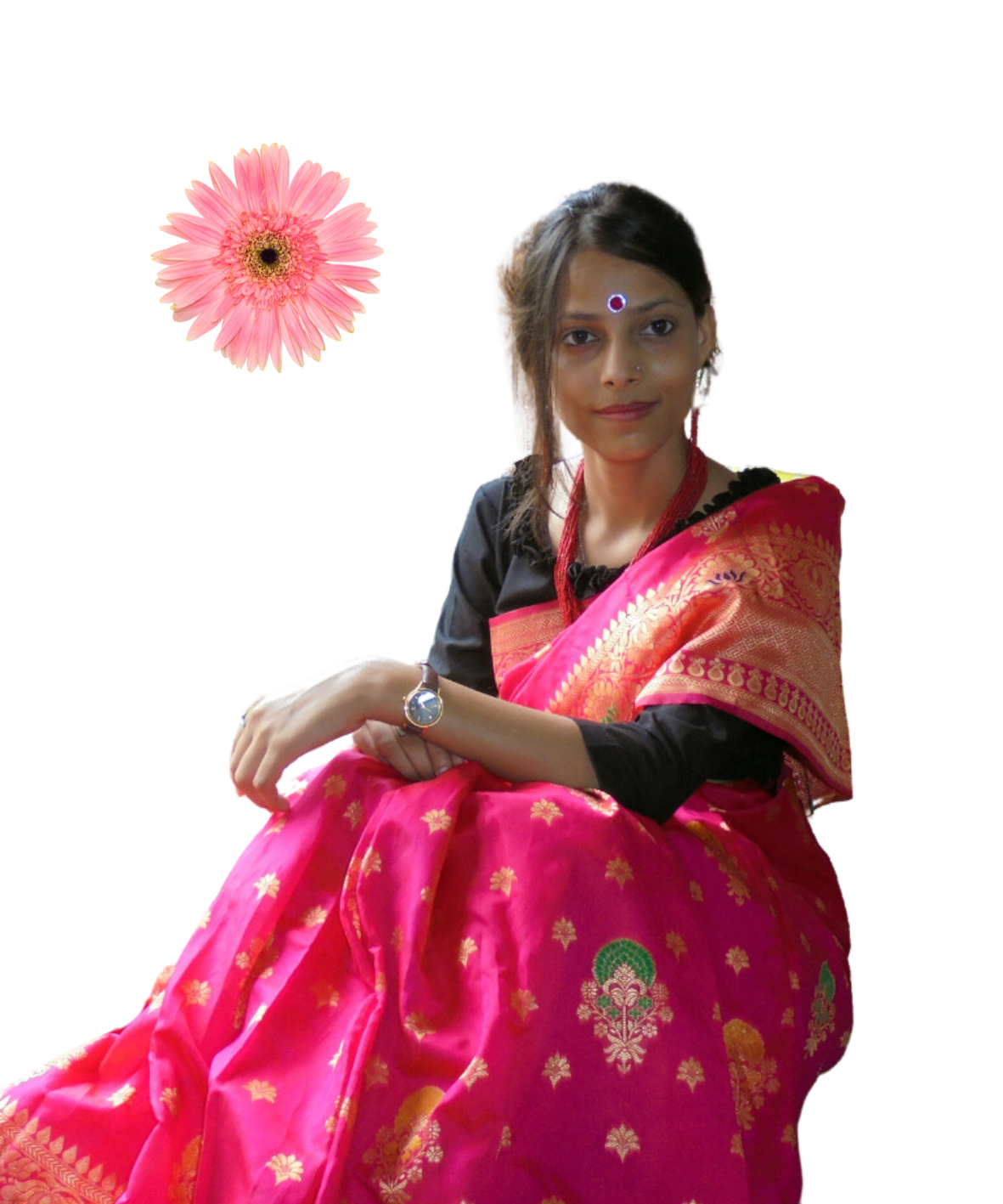 रेशमी साड़ी 